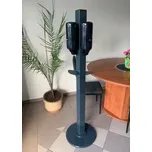 Multifunkční hygienický stojan STANYO - černý (dávkovač dezinfekce)