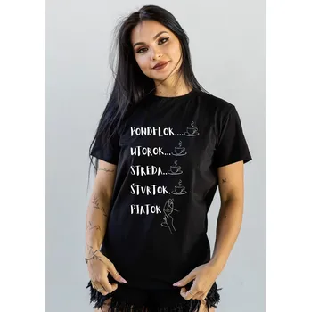 Dámské tričko Tričko VSB DNI V TÝŽDNI , VELIKOST XL