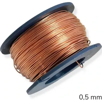 Hobby drát Měděný drát nelakovaný 0,5 mm - 20 m