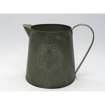 Plechový džbán široký Flower garden