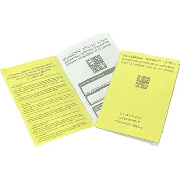 DITIS 1148147 mezinárodní očkovací průkaz A6