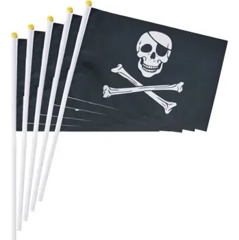 Vlajka WARAGOD Mávající pirátská vlajka 30 x 40 cm