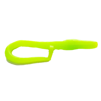 Umělá nástraha Gumová nástraha Moonky Long Worm 90mm C06 Green - Cheese (10ks)