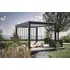 Pergola Biohort Bioklimatická pergola 4,045 x 3,12 m tmavě šedá metalíza