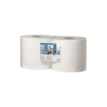 Utěrka Papírová utěrka Tork Heavy-Duty, malá role, bílá, 170m, 2 role/bal, W1/W2