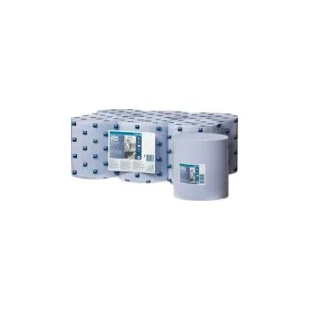 Utěrka Papírová utěrka Tork, role se středovým odvíjením, modrá, 1 vrstva, M2