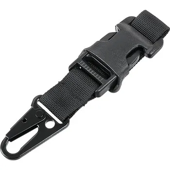 Airsoft 8FIELDS Karabinový háček se sponou - Black [8FIELDS]