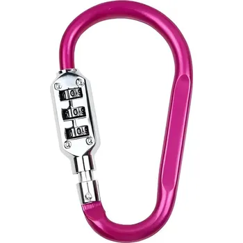 Visací zámek Gaira® Kódový zámek Karabina ZK22, Barva červená