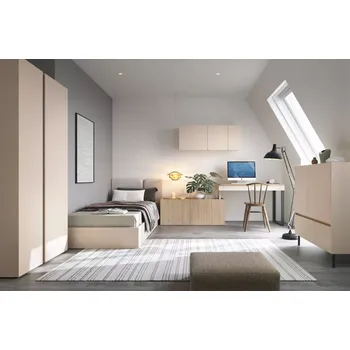 Dětské zboží Dětský pokoj Luca A - pískově béžová + dub olejovaný