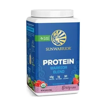 Protein Sunwarrior Protein Blend BIO 750g berry (Hrachový a konopný)