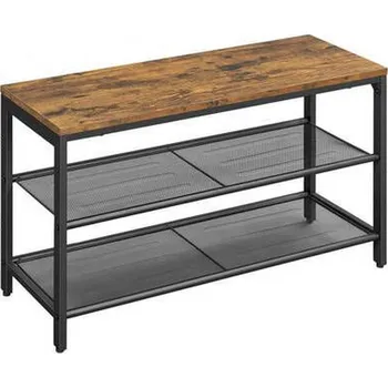 Boxxx REGÁL NA BOTY, hnědá, černá, 80/44,5/30 cm - Regály na boty - 002543009501