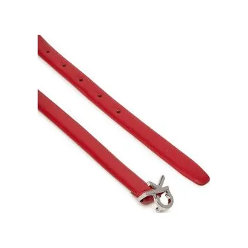 Opasek Dámský pásek Calvin Klein Ck Buckle Skinny Belt 1.5 K60K612932 Červená 135