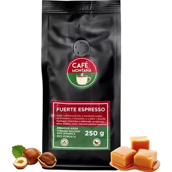 Káva Fuerte Espresso zrnková káva 500g (Fuerte Espresso zrnková káva 500g)