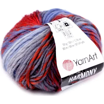 Příze Pletací příze Harmony 50 g, barva 2 (A-2) modrá