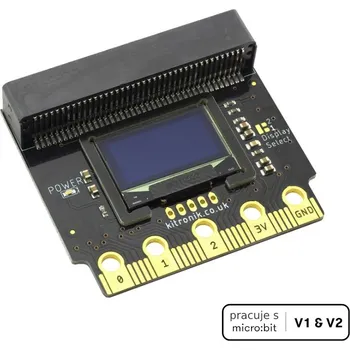 Elektronická stavebnice Kitronik VIEW Graphics128 OLED displej 128x64 pro BBC micro:bit