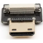 Mini HDMI koncovka pro DIY HDMI kabel, rovná, samec