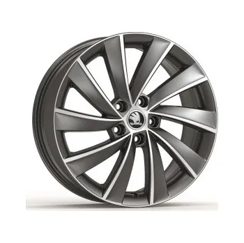 Disk Škoda Alu kolo Turbine 18" Octavia III - antracitová metalíza