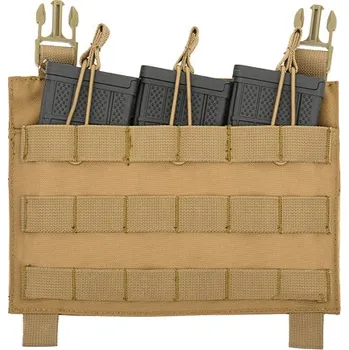 Airsoft 8FIELDS Otevřená trojsumka na panelu - Coyote [8FIELDS]