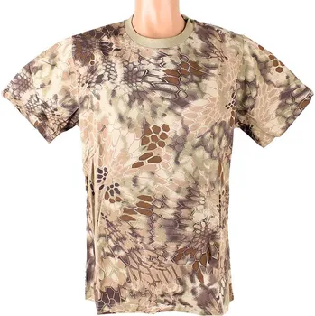 Pánské tričko TifanTEX maskáčové tričko 3E kryptek highlander M