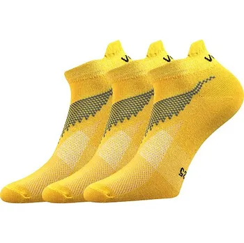 Dámské ponožky Sportovní ponožky VoXX Iris žluté - 3 pack Velikost: 47-50 (32-34)