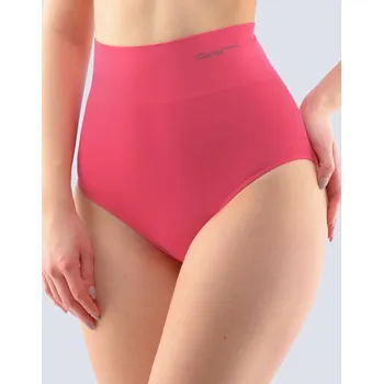 Kalhotky GINA dámské kalhotky klasické s vysokým pasem, širší bok, bezešvé, jednobarevné Bamboo PureLine 00036P Barva: purpurová, Velikost: XL/XXL