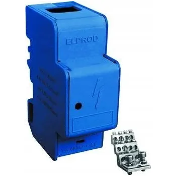 Rozvaděč Modulární jednopólový rozvodný blok modrý LBR160A/13n 84321003