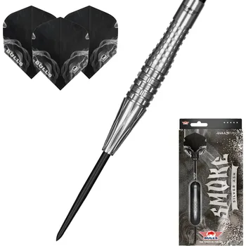 Šipka Bulls Benelux Šipky Steel Bull's Smoke Silver Ash 90% 23g