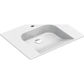 Umyvadlo GSI COMMUNITY keramické umyvadlo 70x55cm, bez přepadu, bílá ExtraGlaze
