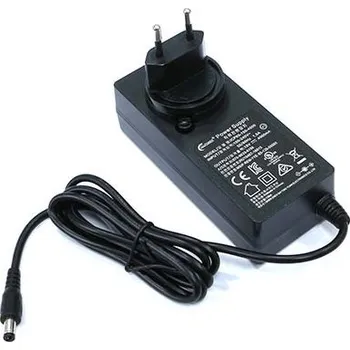 2,1x5,5mm 15V/4A napájecí zdroj, EU, černý