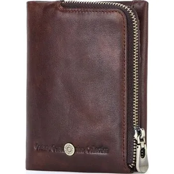 Obal na doklad Contacts® malá kožená peněženka Guerlain Hnědá Contacts 97k-cube