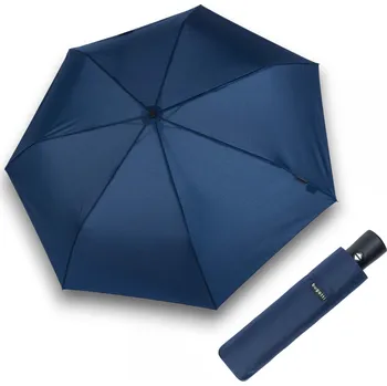 Deštník BUGATTI Buddy Duo - pánský plně automatický skládací deštník modrá 744363003BU