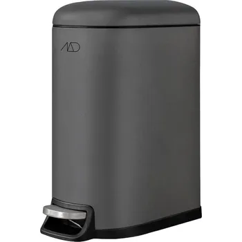 Odpadkový koš Tmavě šedý pedálový kovový odpadkový koš 10 l Walther – Mette Ditmer Denmark ID_1615740