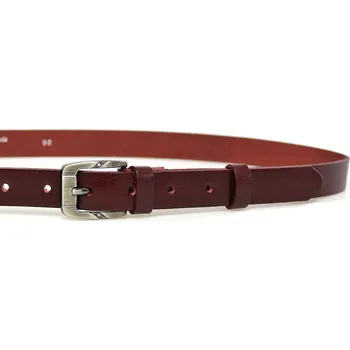 Opasek Penny Belts 20-182-95 dámský kožený pásek bordó