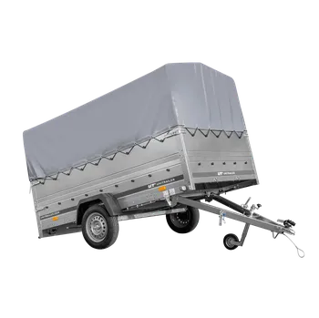 Auto-moto Přívěs Garden Trailer 265 KIPP s BIS bočnicemi, rámem H-800 a šedou plachtou