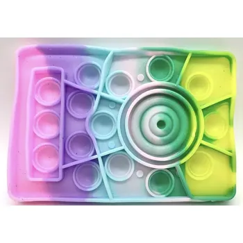 POP IT Pop It Rainbow antistresová hračka , fotoaparát