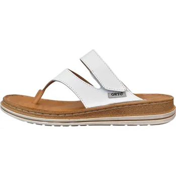 Dámské žabky ORTO Plus žabky 4384-10 Barva: Bílá, Velikost: 40