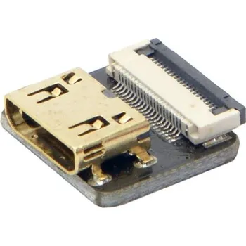 Video kabel Mini HDMI koncovka pro DIY HDMI kabel, rovná, samice