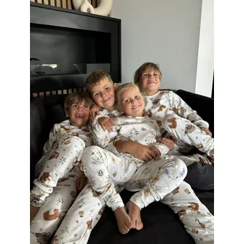 Dívčí pyžamo Dlouhé pyžamko vel. 2-4 let Méďa