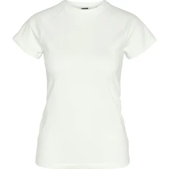 Dámské tričko Tričko z Noisy May - NMKatinka S/S Raglan Top FWD JRS NOOS - Ženy - bílá