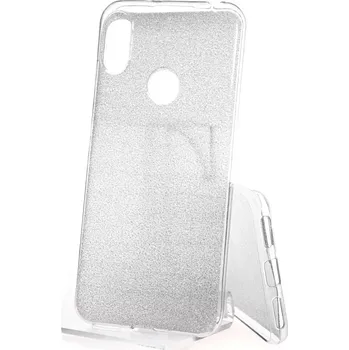 Pouzdro na mobilní telefon Pouzdro Shine Case pro Honor 8A Stříbrné