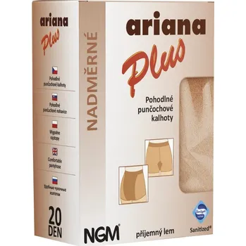 Dámské punčochy ARIANA PLUS nadměrné punčochové kalhoty 164/124 černá