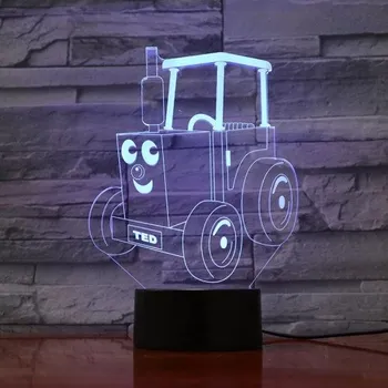 Gravírování LED lampa TRAKTOR1