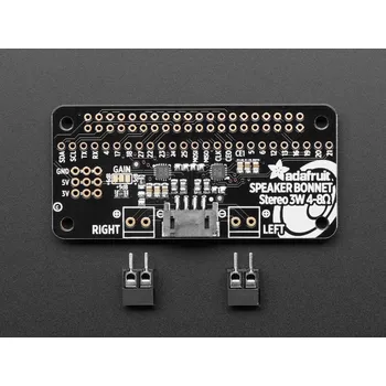 Elektronická stavebnice Adafruit I2S 3W Stereo Bonnet pro Raspberry Pi