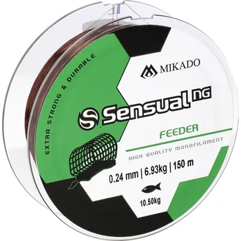 Mikado vlasec Sensual NG Feeder Brown 150 m Varianta: ø 0,24 mm 10,5 kg (ZSN300-150-024)