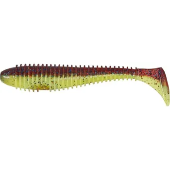 Umělá nástraha Gumová Nástraha Keitech Swing Impact Fat 4,3" 11cm Grape Chart Red FLK. EA15T (6ks)