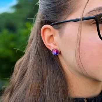 Náušnice art-wood.cz Náušnice pecky - Pitas