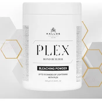 Barva na vlasy Kallos Plex Melírovací prášek 500 g - Kallos PLEX Bond Builder bleaching powder