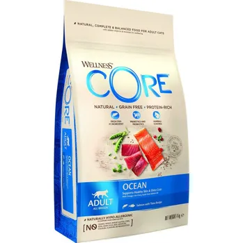 Krmivo pro kočku Wellness Core Cat Ocean Adult All Breeds losos a tuňák 4kg