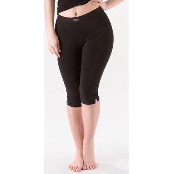 Kalhotky GINA dámské capri, šité, klasické, jednobarevné 95001P Barva: černá, Velikost: XXL