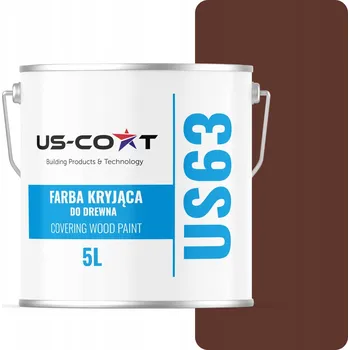 barva a nátěr na dřevo KRYCÍ BARVA NA RENOVACI DŘEVĚNÝCH DVEŘÍ HNĚDĚČERVENÁ RAL8012 MATNÁ 5L